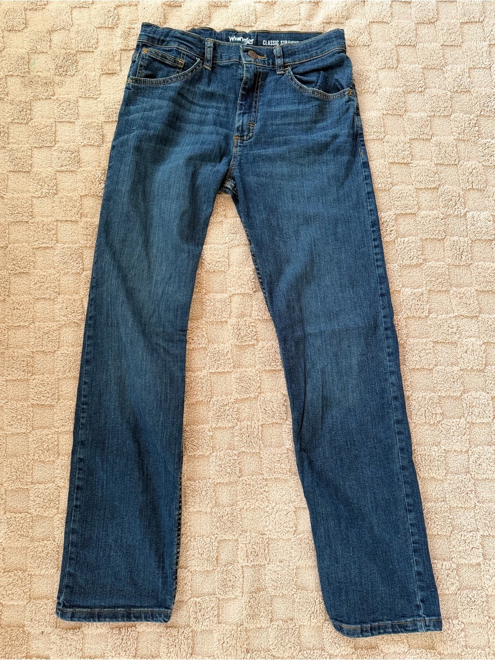 Wrangler Boys 18 XL Classic Straight Jeans - Dark Blue